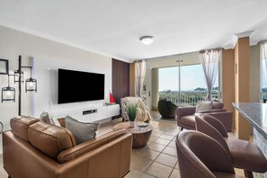 Deluxe Apartment, Balcony, Ocean View | Living area - Peña Mar Club by Otium (Fajardo)
