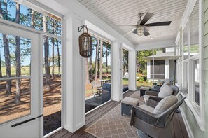 Terrace/patio - Luxury Golf Front Home with 2 Golf Carts (Miramar Beach)