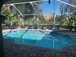 A heated pool - Fabulous 3-bedroom house with AC in sunny Punta Gorda (Punta Gorda)