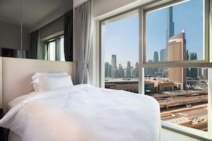 Apartment, 2 Bedrooms, Balcony, City View - Luxury 2BR Burj Khalifa View Dubai Mall (Dubai)