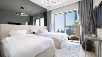 Appartement, 2 chambres, balcon, vue ville