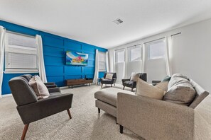 Superior Townhome, 5 Bedrooms | Living room - 5Bd Villa Private Pool & Spa At Solara Resort 1820 (Kissimmee)