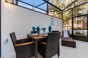 Exclusive Townhome, 5 Bedrooms | Terrace/patio - 5Br & 5Ba Paradiso Grande - Walk To Seaworld 10507 (Orlando)