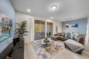 Superior Townhome, 5 Bedrooms | Living room - 5Br Minions & Mickey Rooms W Pool Sun Shelf 8879 (Kissimmee)
