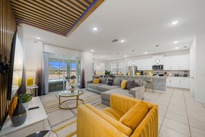 Comfort Villa, 6 Bedrooms | Living room - 6Bd Villa W Spa, Star Wars Cinema & Gameroom 2088 (Kissimmee)