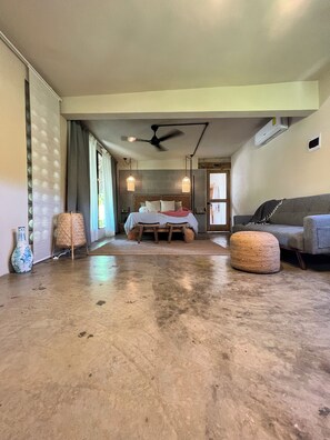 Living area - Boho CHIC cottage minutes away from the best beaches of Samana (own cliff). (Samana)