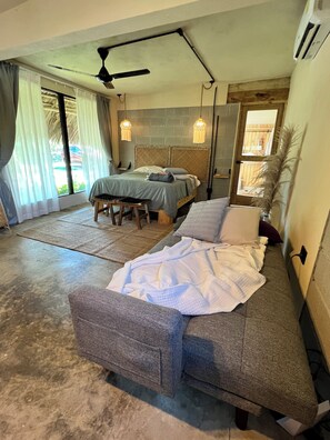 1 bedroom, iron/ironing board, WiFi, bed sheets - Boho CHIC cottage minutes away from the best beaches of Samana (own cliff). (Samana)