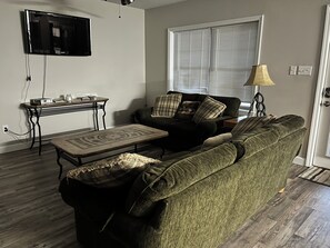 Living area - 2 bedroom basement apartment with stunning mountain views close to town (Morganton)