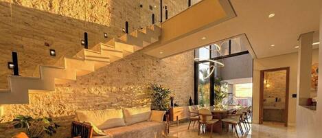 奢華單棟房屋, 可使用泳池 | 客廳