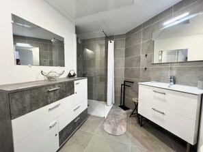 Dusche, Handtücher