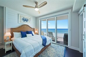 2 bedrooms, iron/ironing board, free WiFi, bed sheets - Low Floor w Direct Gulf-front 2BR/BA at Emerald Isle, Beach Chair Set Up Included, Beachfront Pool, Hot Tub & Fitness Center on PCB's Quiet West End! (Panama City Beach)