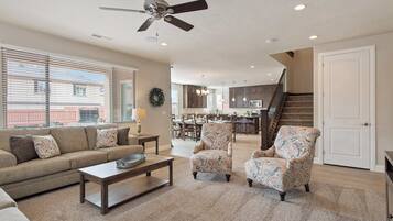 TV, video games, DVD player, offices