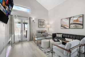 Living area - Massive 7BR Home: Pool, Games, Pickleball & More! (North Las Vegas)