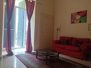 Living area - All apartment for you 
Perfect 2-bedroom apartment with AC in amazing Bari (Bari)
