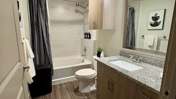 Towels, soap, toilet paper