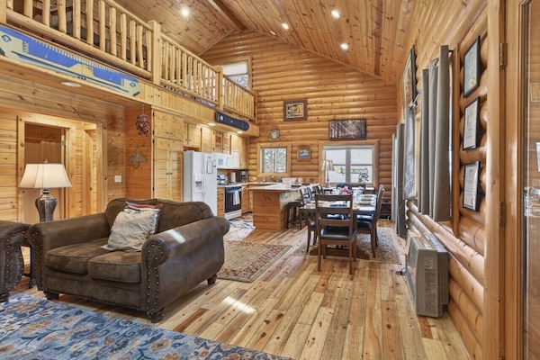 Open Living Area | Open Concept Layout | Dining Space & Full Kitchen