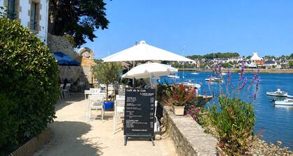 Combrit - Renovated stone house near beach with enclosed garden