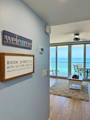 Interior - 🐬  SUMMER SPECIAL! Newly Remodeled Beachfront Apollo Condo, 9th Floor! (Marco Island)