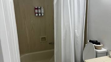 Hair dryer, towels
