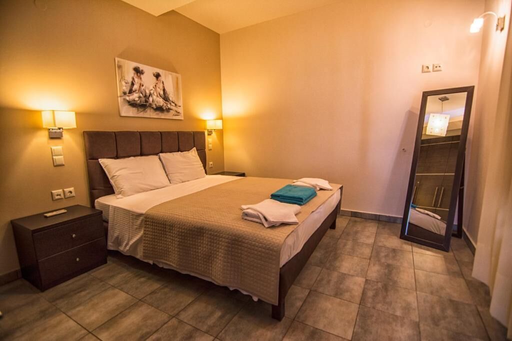 Appartement, balcon, vue ville