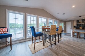 Dining - Spacious Lakefront Getaway with Dock in Quiet Cove (Lake Ozark)