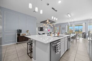 Fridge, microwave, oven, stovetop - Ultimate Disney Getaway | 12BR Bella Vida 30+ (Kissimmee)