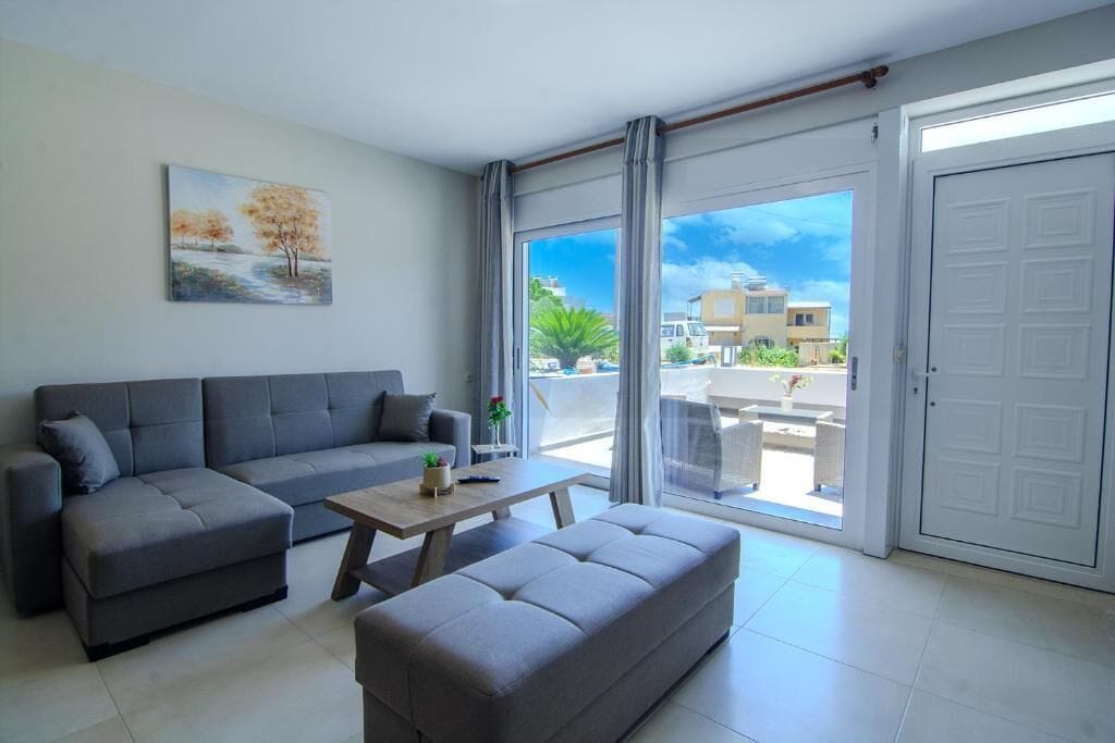 Deluxe dubbelrum - uteplats - utsikt mot staden | Vardagsrum