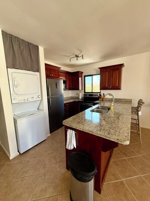 Fridge, microwave, oven, stovetop - Vista Hermosa Peaceful Condo Minutes from Beautiful Guanacaste Beaches (Playa Del Coco)
