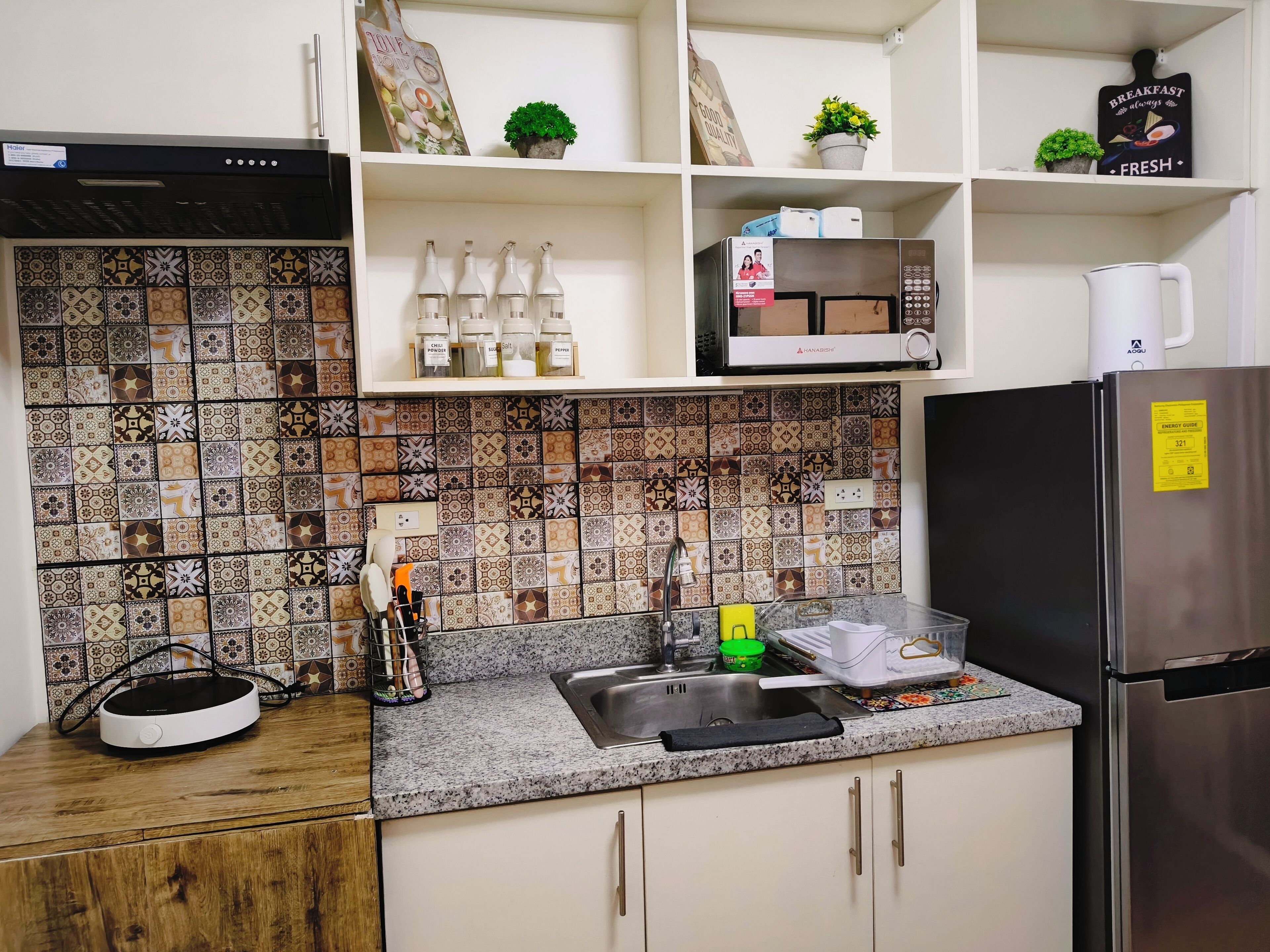 Condo, 1 cama Queen | Cozinha privada