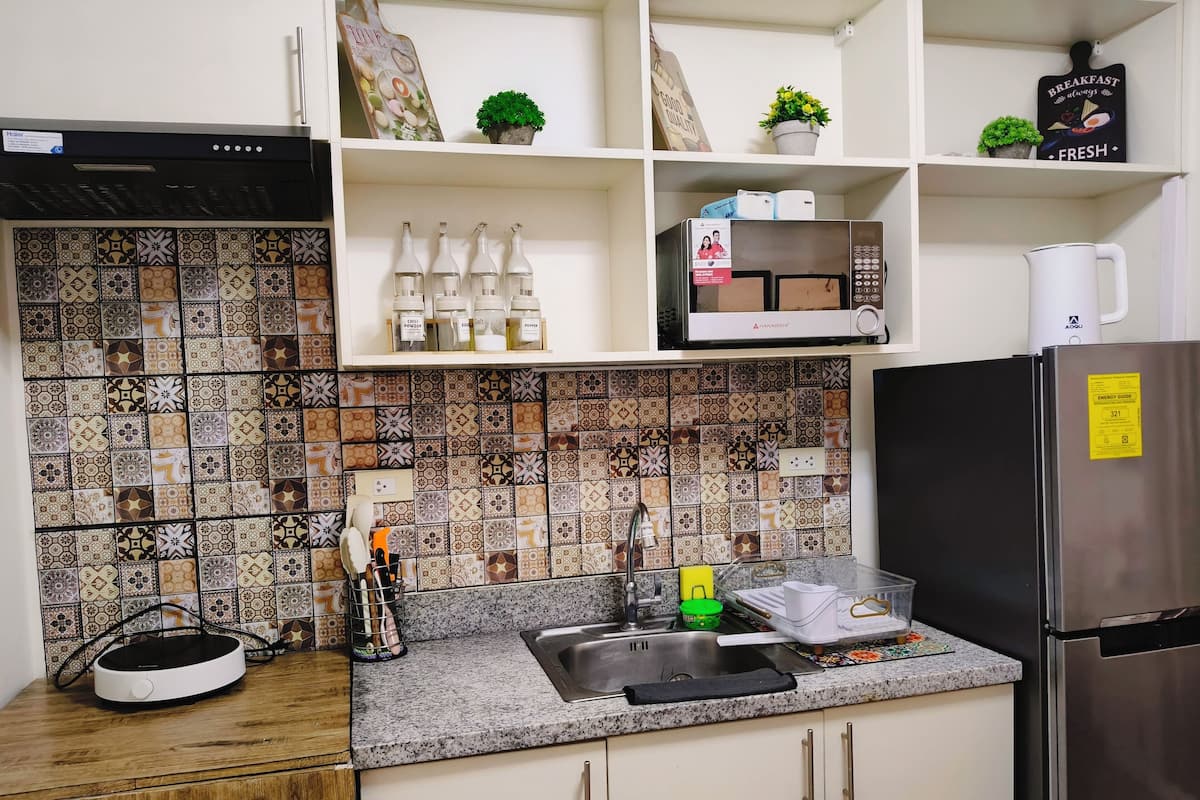 Condo, 1 cama Queen | Cozinha privada