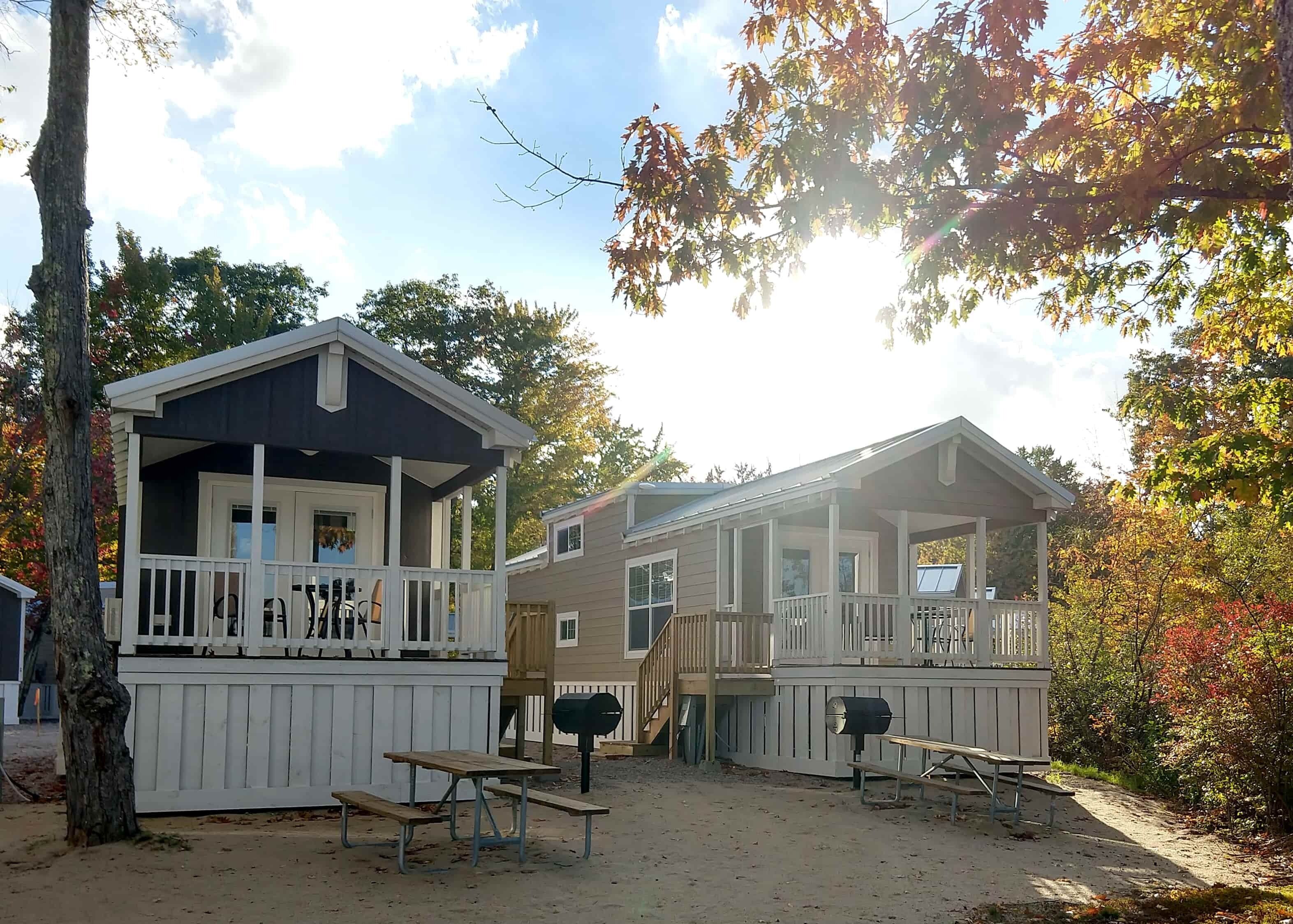 Cottage, patio, vista lago | Ristorazione all'aperto