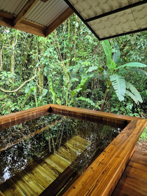 Suite Luxe, balcon, vue jardin | Terrasse/Patio