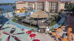 Outdoor dining - Luxury 1BR Villa Deluxe Suite - Kitchen, A/C, pool. Minutes from all attractions (Orlando)