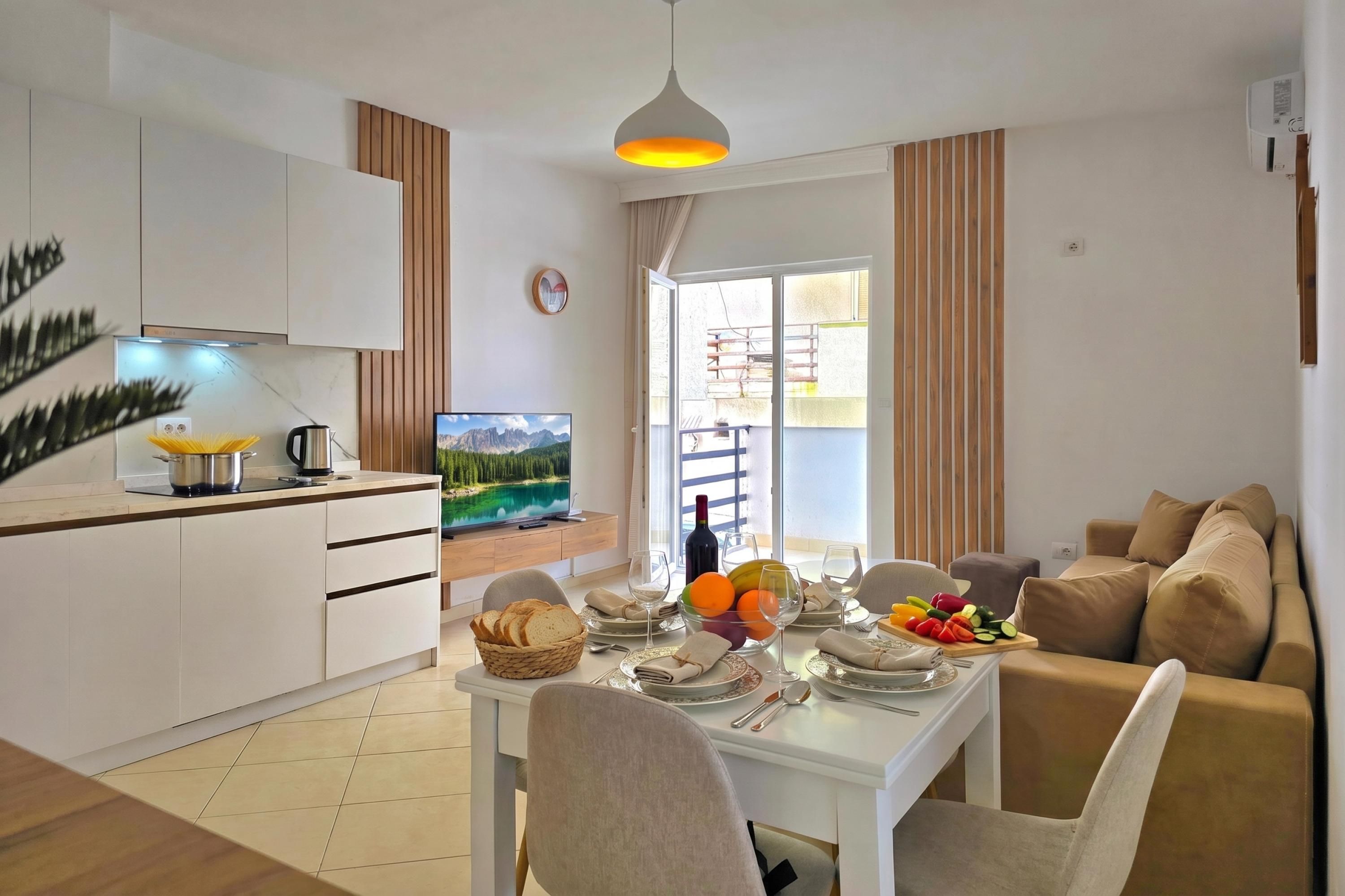 Living and dining room