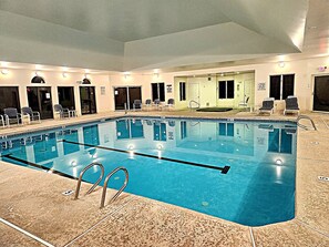Indoor pool - 12MV Townhome in historic Maplewood Village; pool, hot tub, gym (Bethlehem)