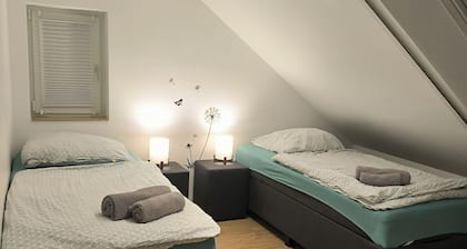 Bright apartment with two bedrooms