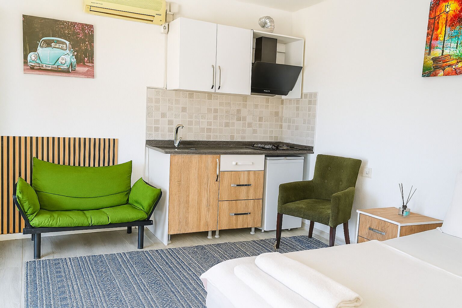 Classic-bungalow, näköala puutarhaan