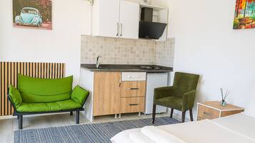 Bungalow Klasik, pemandangan kebun