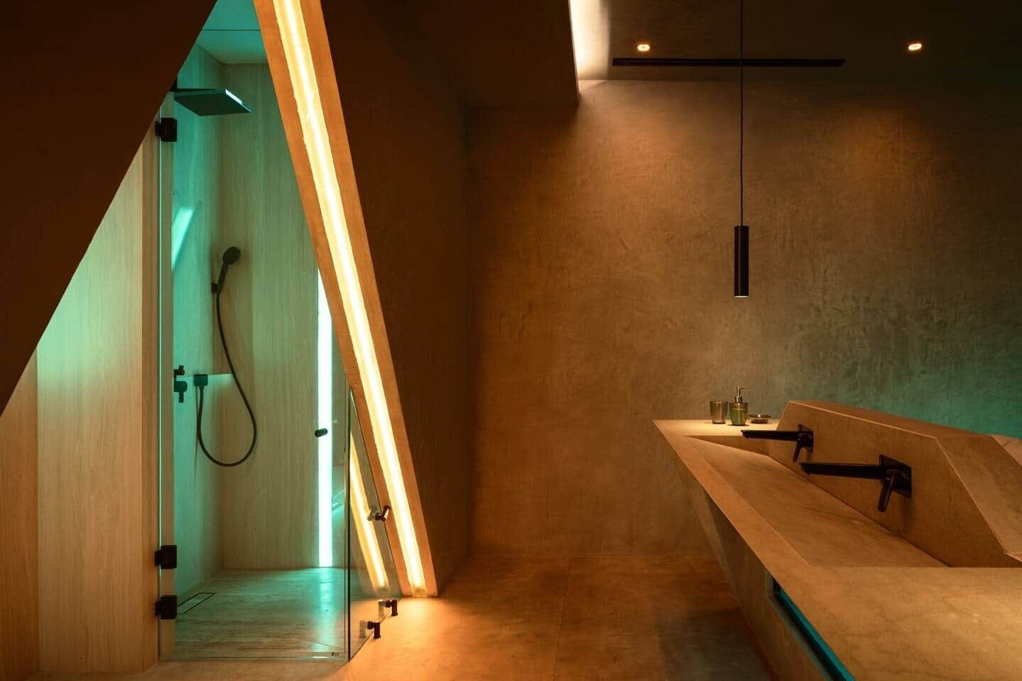Hair dryer, soap, toilet paper