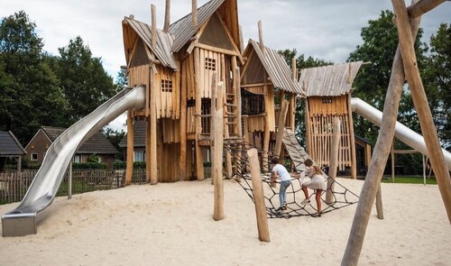 🌿Gemütliches Ferienhaus auf einem 5⭐kinderfreundlichen Campingplatz im Vechtdal