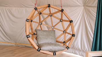 Suite Luxe, véranda, vue montagne | Intérieur