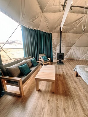 Luxury Suite, Lanai, Mountain View | Living area - GLAMPING PARK  (Shahumyan  village)