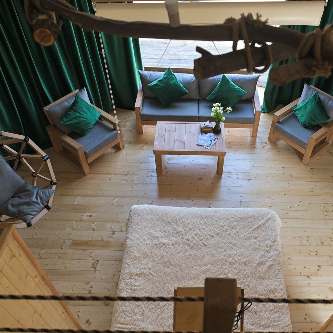 Suite Luxe, véranda, vue montagne | Intérieur