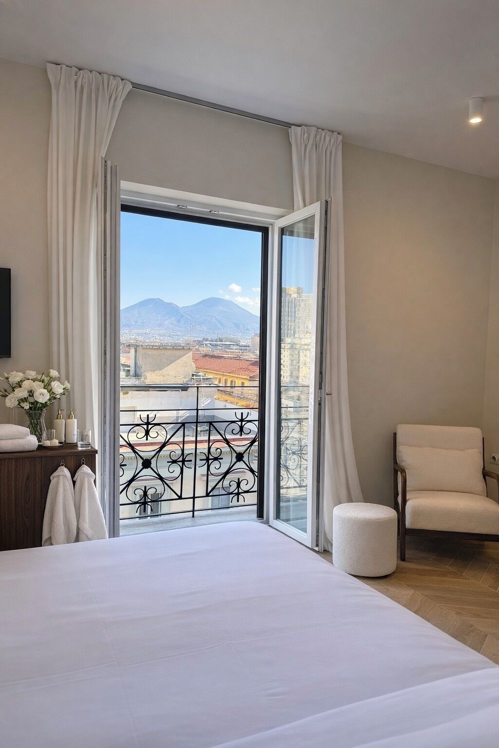 Doppia Deluxe, balcone, vista montagna