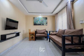 Classic Apartment | Living area - Masha Holiday Homes Kilifi (kilifi)