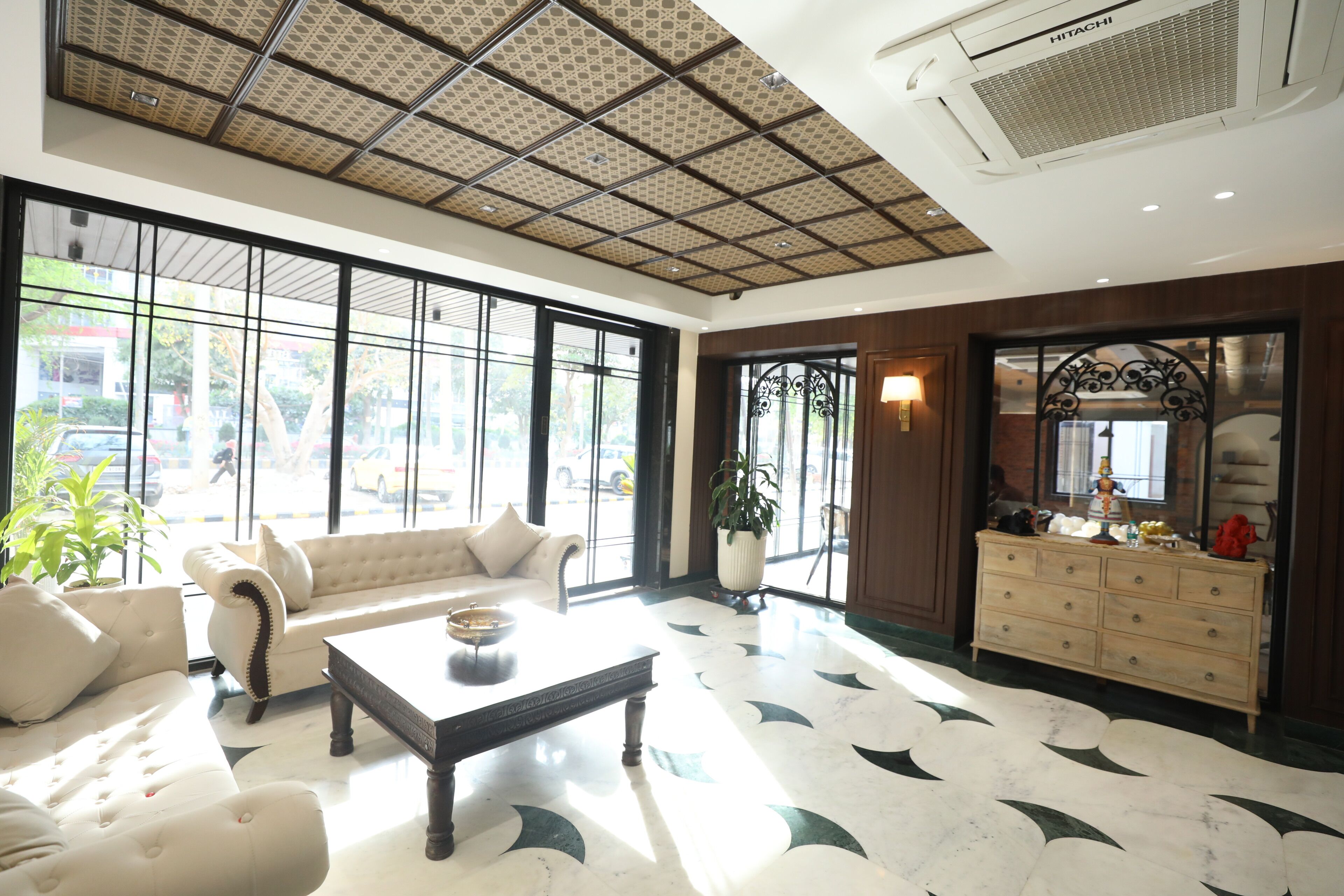 Lobby sitting area
