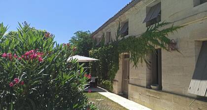Charming house with swimming pool near Saint Emilion