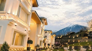 Front of property – evening/night