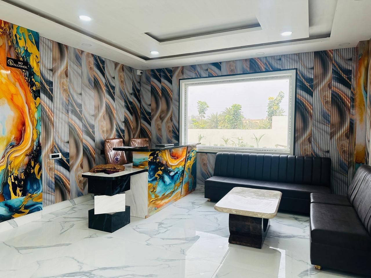 Kahden hengen huone, kaupunkinäköala | Aula