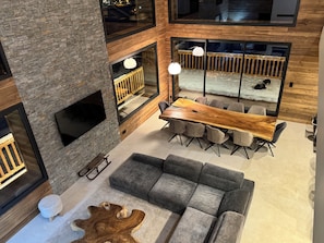 Living area - CHALET 1480 BREATHTAKING VIEWS AND TOP-OF-THE-RANGE AMENITIES IN VAL D'ALLOS (Allos)